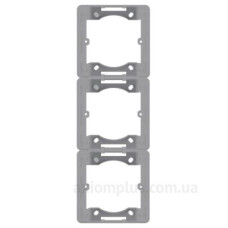Адаптер Hager WL5832 Lumina-Intense 3Х з/в (сріблястий) Адаптер Hager WL5832 Lumina-Intense 3Х з/в (сріблястий)