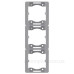 Адаптер Hager WL5832 Lumina-Intense 3Х з/в (сріблястий) Адаптер Hager WL5832 Lumina-Intense 3Х з/в (сріблястий)