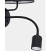 Бра, настінний світильник TK Lighting 2537 Maja E27+GU10 1+1x15W+8W IP20 чорний