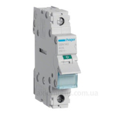 Вимикач навантаження Hager SBN140 1P 40А/230В 1м Вимикач навантаження Hager SBN140 1P 40А/230В 1м
