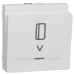 Картковий вимикач Schneider Electric NU328318 з підсвічуванням 10А 2М (білий)