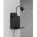 Бра, настінний світильник Nordlux 2112551003 Roomi GU10 1x8W IP20 чорний