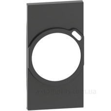 Лицьова панель електричної розетки з USB зарядкою Bticino Living Now KG63 на 2 модулі (чорна)