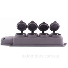 Каучукова чотиримісна колодка E.Next e.socket.rubber.029.4.16 16А із заземленням та захисною кришкою (s9100039) Каучукова чотиримісна колодка E.Next e.socket.rubber.029.4.16 16А із заземленням та захисною кришкою (s9100039)