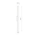 Світильник вуличний настінний Nowodvorski 11557 Demi LED M 1x18W 3000K 1200Lm IP54 цегляний