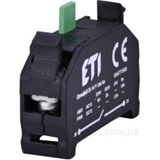 Блок контактів ETI 4771500 E-NO (1NO, з гвинтовими клемами) Блок контактів ETI 4771500 E-NO (1NO, з гвинтовими клемами)