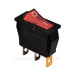 Перемикач TNSy KCD3-101N R/B з підсвічуванням червоний (TNSy5500838)