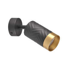 Світильник поворотний, спот Goldlux 323538 Arras GU10 1x10W IP20 чорний
