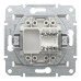 Комп'ютерна розетка RJ45 UTP cat.5e Schneider Electric Asfora без рамки біла (EPH4370121)