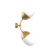 Бра, настінний світильник Pikart 35416-3 Burgeon Sconce E14 2x60W IP20 латунний