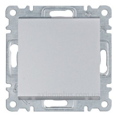 Вимикач Hager WL0112 Lumina 10АХ/230В (сріблястий)