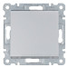 Вимикач Hager WL0112 Lumina 10АХ/230В (сріблястий)