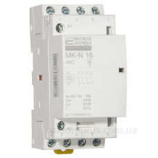 Модульний контактор Аско-Укрем MK-N 4P 16A 4NO (A0040030026)