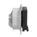 Розетка Schneider Electric Sedna Design & Elements з заземленням шторками та кришкою IP44 чорна SDD214024