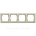 Чотиримісна рамка ABB Basic 55 2514-92-507 (слонова кістка) Чотиримісна рамка ABB Basic 55 2514-92-507 (слонова кістка)