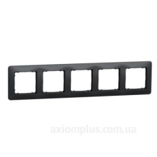 П'ятипостова рамка Schneider Electric Sedna Design чорна SDD314805