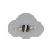 Бра, настінний світильник TK Lighting 4965 Cloud G9 2x6W IP20 сірий
