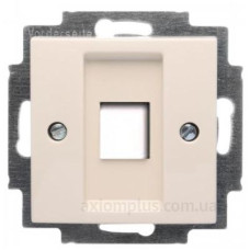 Накладка комп'ютерної розетки ABB Basic 55 2561-92-507 (слонова кістка)