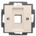 Накладка комп'ютерної розетки ABB Basic 55 2561-92-507 (слонова кістка)