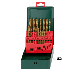 Набір свердл Metabo 627156000 HSS-TiN Promotion (19шт)