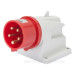 Стаціонарна вилка 90° GEWISS IP44 3P+N+E 32A 400В (GW60420)