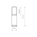Абажур Nowodvorski 38543 Cameleon Cylinder M GU10 Transparent