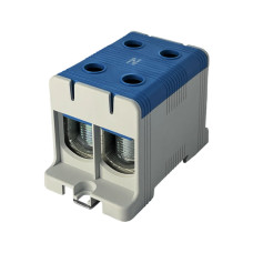 Клемник на DIN-рейку FT1150N 2P,Cu:35-150 / Al:35-150 мм2, синій Промфактор ( FT1150N2 ) Клемник на DIN-рейку FT1150N 2P,Cu:35-150 / Al:35-150 мм2, синій Промфактор ( FT1150N2 )