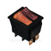 Перемикач TNSy KCD2-2101N Y+R/B з підсвічуванням жовтий+червоний (TNSy5500811)