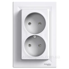 Подвійна розетка Schneider Electric Asfora EPH9700121