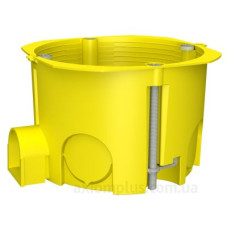 Монтажна набірна коробка для порожніх стін Plank Electrotechnic BOXES MB002 (PLK4002400) типу МВ 65х45мм (жовта)