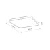 Світильник стельовий Nowodvorski 39171 Agnes Square LED 1x64W 4000K 6000Lm IP20 білий