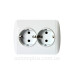 Подвійна розетка E.Next e.install.stand.810DB з з/к (s035036)