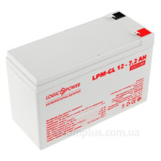 Акумулятор LogicPower LPM-GL 12-7,2 AH 12В Акумулятор LogicPower LPM-GL 12-7,2 AH 12В
