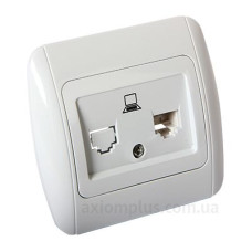 Комп'ютерна розетка E.Next e.install.stand.819С1 одинарна (s035032)