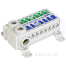 Клема FTG KS 741NPE (вхід: 1х25мм², 7х4мм², виходи: 1х16мм², 7х4мм²) Клема FTG KS 741NPE (вхід: 1х25мм², 7х4мм², виходи: 1х16мм², 7х4мм²)