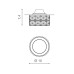 Точковий світильник Azzardo AZ4176 Ester Round GU10 1x50W IP20 чорний