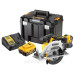 Акумуляторна дискова пила безщіткова DeWALT DCS565P2 XR Li-lon 18В Ø165х20мм 4950об/хв з 2 акумуляторами та зарядним пристроєм Акумуляторна дискова пила безщіткова DeWALT DCS565P2 XR Li-lon 18В Ø165х20мм 4950об/хв з 2 акумуляторами та зарядним пристроєм