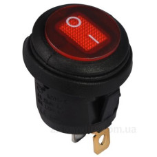 Перемикач Аско-Укрем KCD1-5-101NW R/B (0-I) IP65 з підсвічуванням круглий червоний (A0140040074) Перемикач Аско-Укрем KCD1-5-101NW R/B (0-I) IP65 з підсвічуванням круглий червоний (A0140040074)
