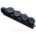 Чотиримісна колодка TNSy RUBBER з захисною кришкою та заземленням IP44 (TNSy5000078)