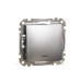 Вимикач Schneider Electric Sedna Design & Elements з підсвіткою матовий алюміній SDD170101L