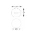 Бра, настінний світильник Zuma Line W0428-01D-L4AC Enceladus LED 1x5W 3000K 500Lm IP20 золотий (5905316640276)