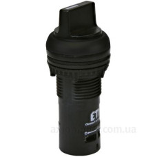 Поворотний моноблочний перемикач Eti ECS3S-S30-20 2NO 3-х позиційний без фіксації 1-0-2 30° чорний (4771645)