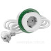 Розетковий блок Schneider Electric INS44000 1x(2К+З) (білий), що вбудовується в стіл.