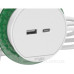 Розетковий блок Schneider Electric INS44008, що вбудовується в стіл, USB тип А+тип С (білий)