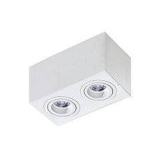 Точковий світильник Azzardo AZ2826 Brant Square GU10 2x50W IP20 білий