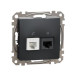 Телефонна/комп'ютерна розетка Schneider Electric Sedna Design & Elements RJ11+RJ45 кат. 6 UTP чорна SDD114468 Телефонна/комп'ютерна розетка Schneider Electric Sedna Design & Elements RJ11+RJ45 кат. 6 UTP чорна SDD114468
