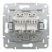 Комп'ютерна розетка RJ45 подвійна UTP cat.6 Schneider Electric Asfora без рамки біла (EPH4870121)