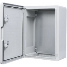 Ударостійкий корпус з АБС-пластику Аско-Укрем UBox 300x400x170мм (непрозорі дверцята)