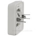 Одномісна рамка Schneider Electric MUR39108 із затискачами IP55 (біла) Одномісна рамка Schneider Electric MUR39108 із затискачами IP55 (біла)