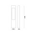 Вуличний світильник Ideal Lux 136028 Vega G9 1x15W IP44 антрацит Вуличний світильник Ideal Lux 136028 Vega G9 1x15W IP44 антрацит